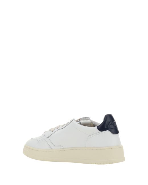 Autry White 01 Low Sneakers/Space for men