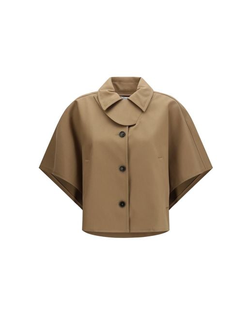 Max Mara Natural Cotton Cape