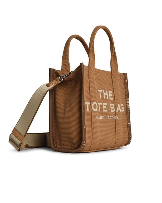 Marc Jacobs Brown 'The Small Tote' Cotton Bag
