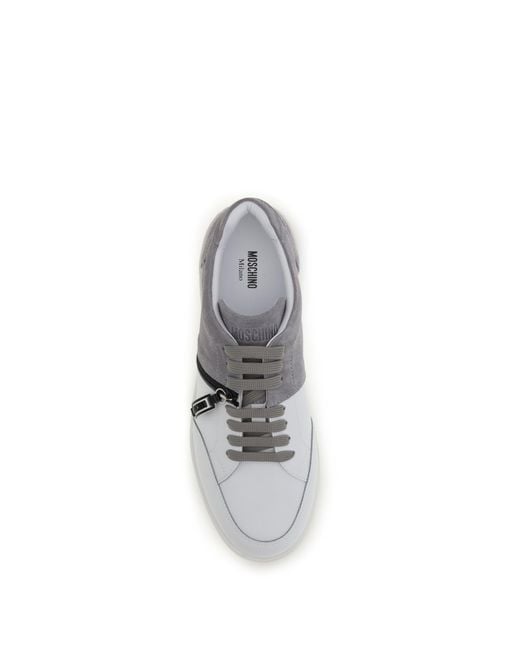 Moschino White Sneakers for men