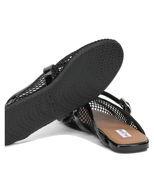Alaïa Black Alaïa Mesh Mules