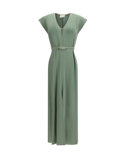 Forte_forte Green Forte_Forte Long Kaftan Dress