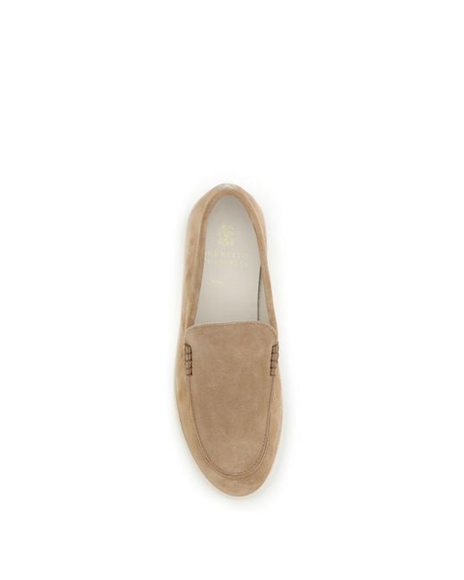 Brunello Cucinelli Natural Sneakers for men