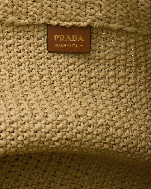 Prada Natural Large Shoulder Bag