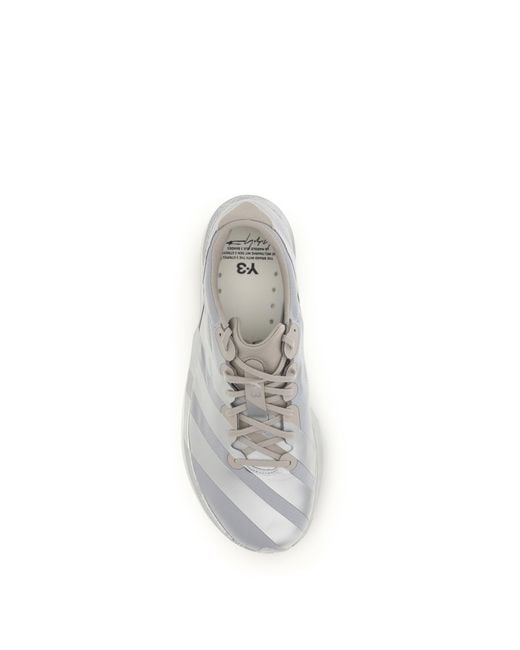 Y-3 White Adios 9 Sneakers for men