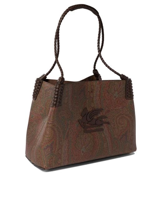 Etro Brown "Libra" Tote Bag