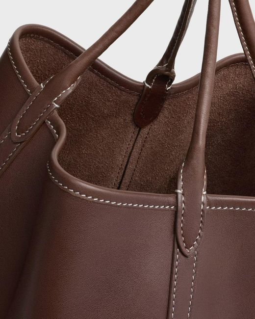 Céline Brown Drop Bucket Mini Handbag
