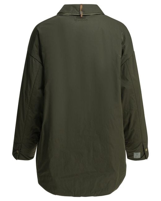 Max Mara Green Reversible Padded Jacket