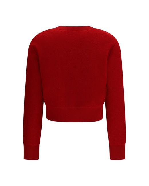 Tory Burch Red Wool Sweater