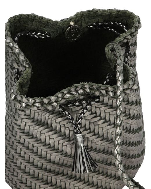 Dragon Diffusion Black Pompom Double Jump Crossbody Bags