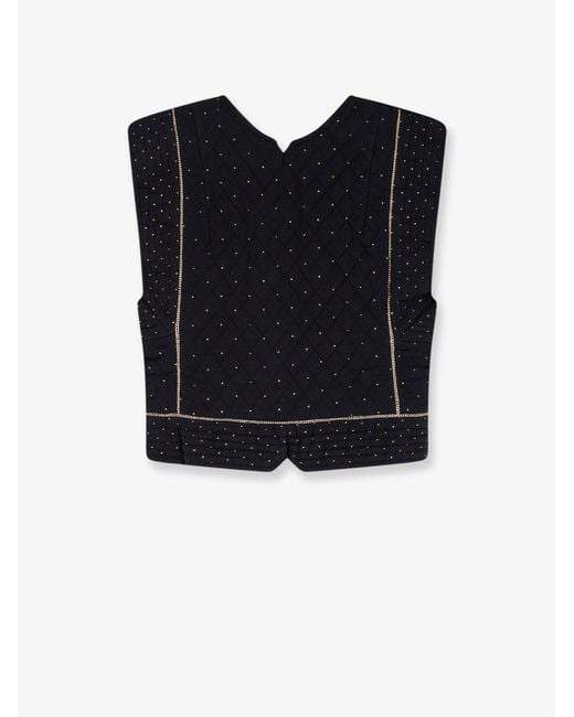 Isabel Marant Blue Marant Etoile Volana Padded And Quilted Vest