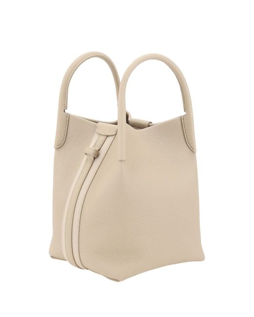 Loro Piana Natural Small Bale Bucket Bag