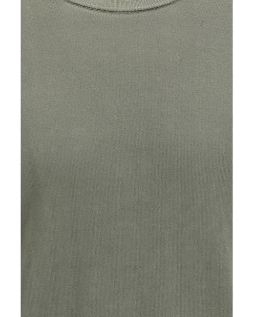 Roberto Collina Green Cotton Crew-Neck Sweater for men