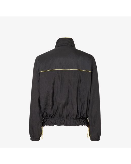 Fendi Black Reversible Wind Breaker Jacket for men