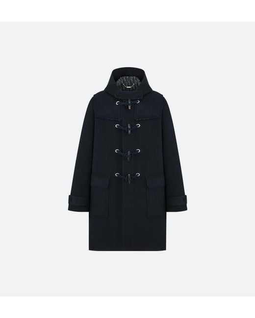 Men's Blue Icons" Long Coat