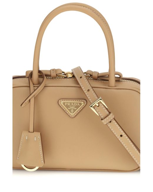 Prada Natural Leather Handbag
