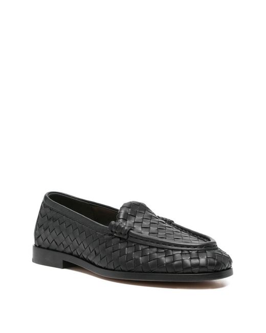 Bottega Veneta Black "Silenzio" Loafers