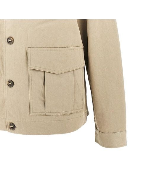 Wax London Natural 'Strand' Twill Jacket for men