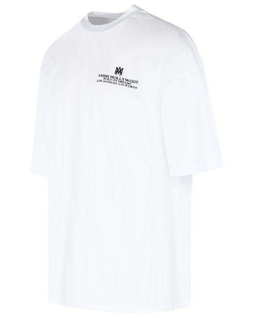 Amiri White 'Built On Dreams' Cotton T-Shirt for men