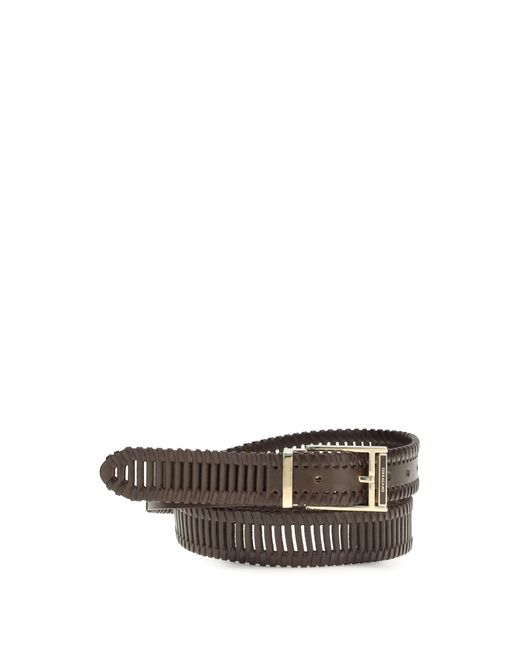 Men's White Adjustable Belt