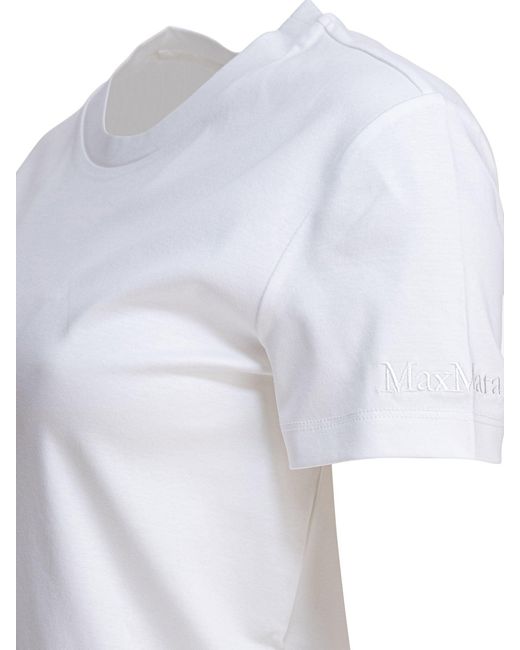 Max Mara Pure White T-Shirts