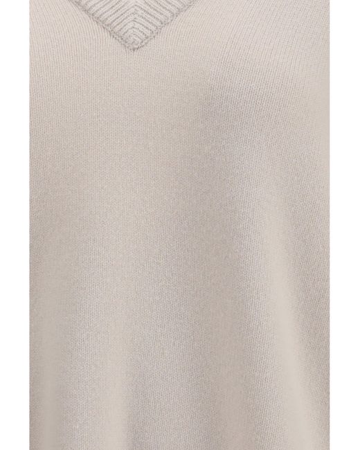 Extreme Cashmere White Cashmere Sweater N°457 Jack
