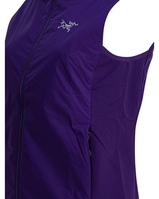 Arc'teryx Purple Sleeveless Jacket "Atom Vest W"