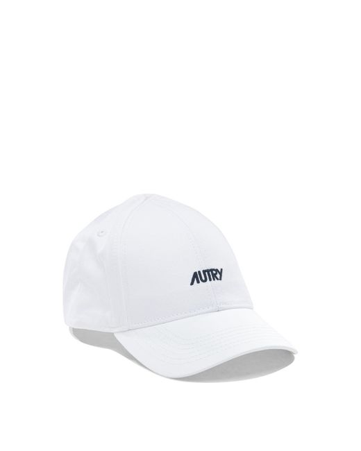 Autry White Cotton Hat for men