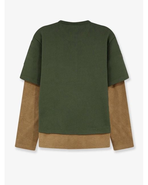 The Attico Green Cotton Sweatshirt
