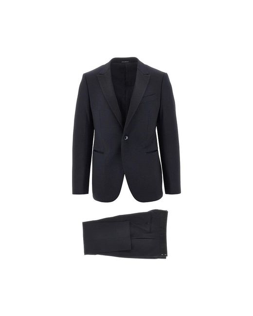 Emporio Armani Blue M Line Evening Tailored Suit for men