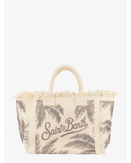 Mc2 Saint Barth Natural Vanity Canvas Shoulder Bag