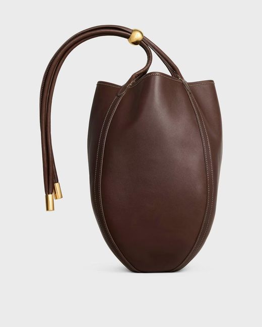 Céline Brown Drop Bucket Mini Handbag