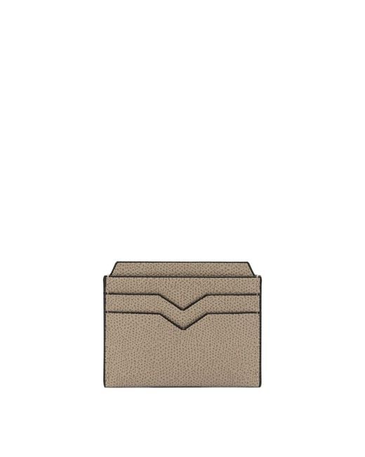 Valextra Gray "4 Cc" Cards Holder