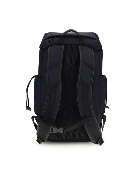 Moncler Blue Tech Backpack for men