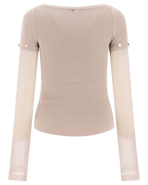 Max Mara Natural Crew-Neck T-Shirt T-Shirts