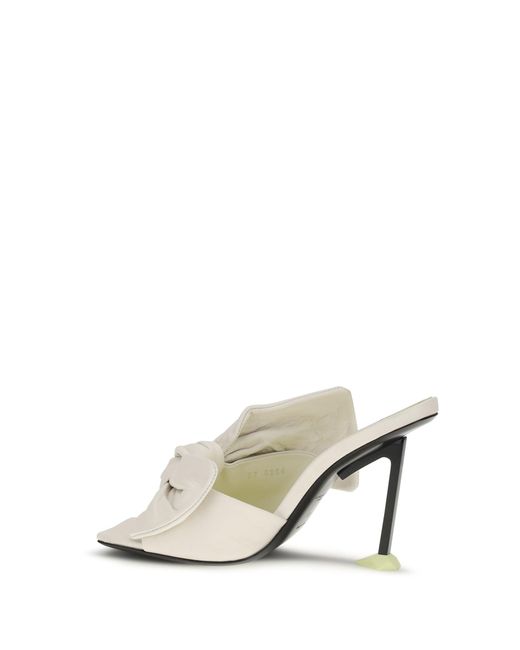 Givenchy White Boudoir Heeled Mules