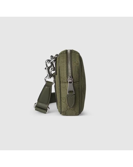 Gucci Green Gg Canvas Crossbody Bag for men