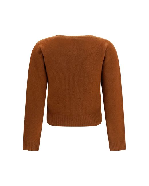 Tom Ford Brown Cashmere And Silk Sweater