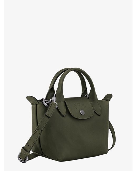 Longchamp Black Le Pliage Xtra Xs Leather Bag