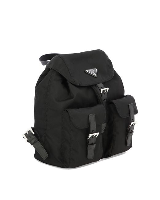 Prada Black Re-Edition 1978 Casual Backpack