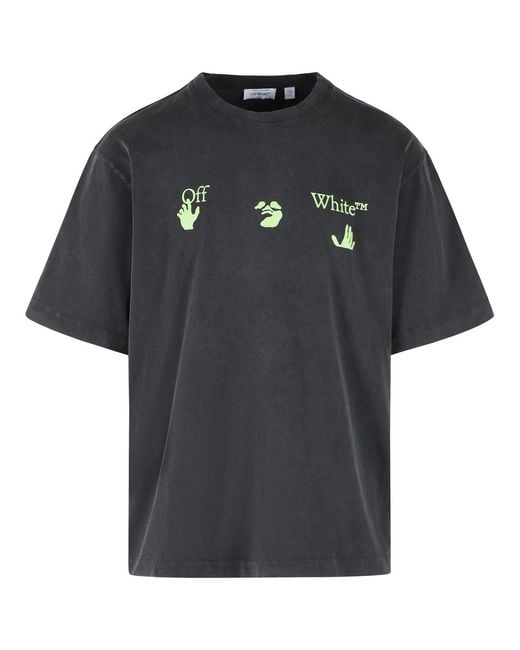 Off-White c/o Virgil Abloh Black 'Bacco Arrow' Cotton T-Shirt for men