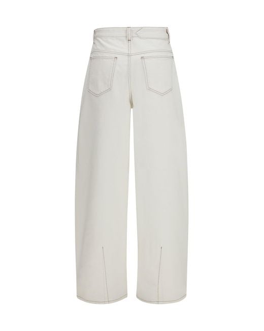 Jacquemus White Ovalo Jeans
