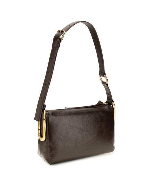 Marc Jacobs Black Medium Scene Leather Shoulder Bag Fondant