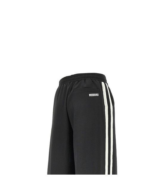 Woodbird Black 'Wbchang' Track Pants for men