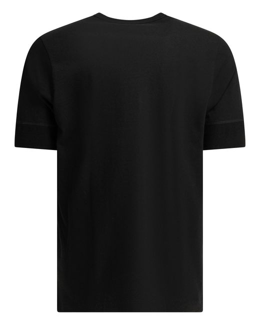 Merz B. Schwanen Black "103 Maco-Imit" Henley T-Shirt for men