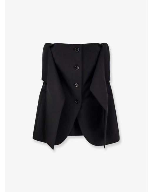 Max Mara Black T-Shirts And Polos Lana Vergine