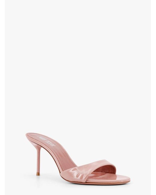 Paris Texas Pink Lidia Mule Patent Leather Sandals