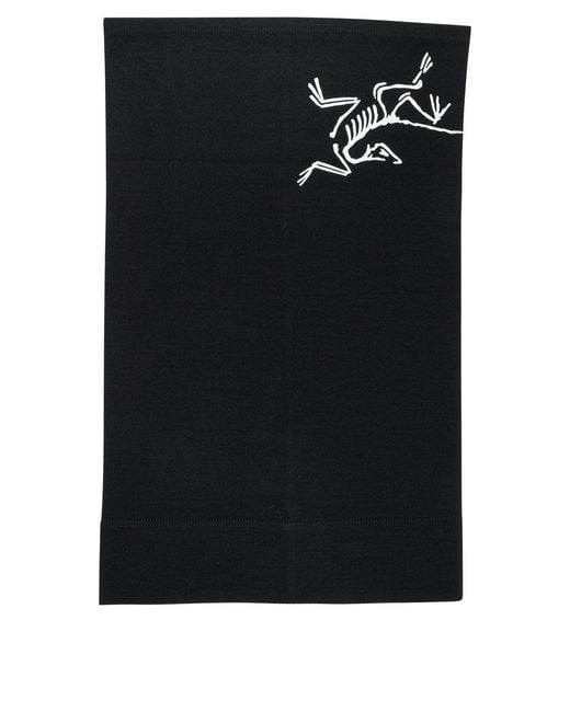 Arc'teryx Black Satoro Merino Wool-Blend Scarf for men
