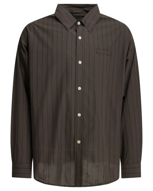 Men's Black Essay Casual Cotton Shirt