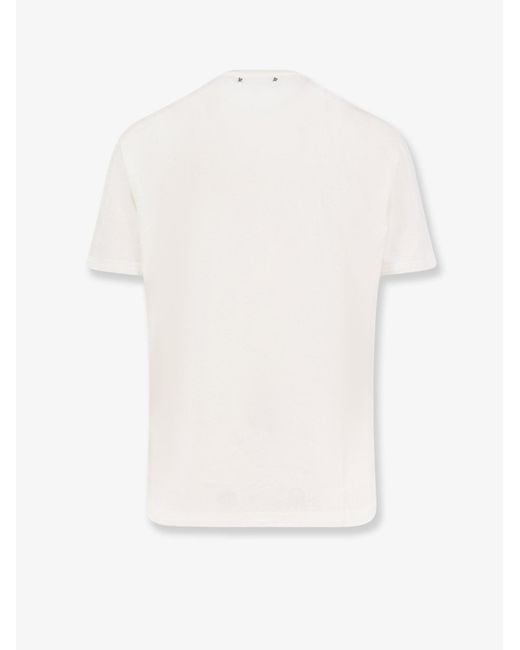 Golden Goose Deluxe Brand White Cotton T-Shirt for men